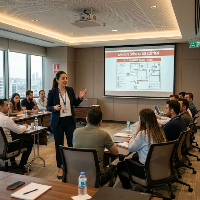 Deprem eğitimi sahada uygulama